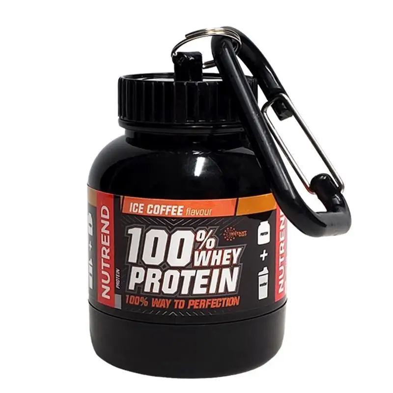 Whey Protein Isolate - 100/200Ml Draagbare Eiwitpoedersupplementcontainer Lichtgewicht Lekvrije Opslagfles