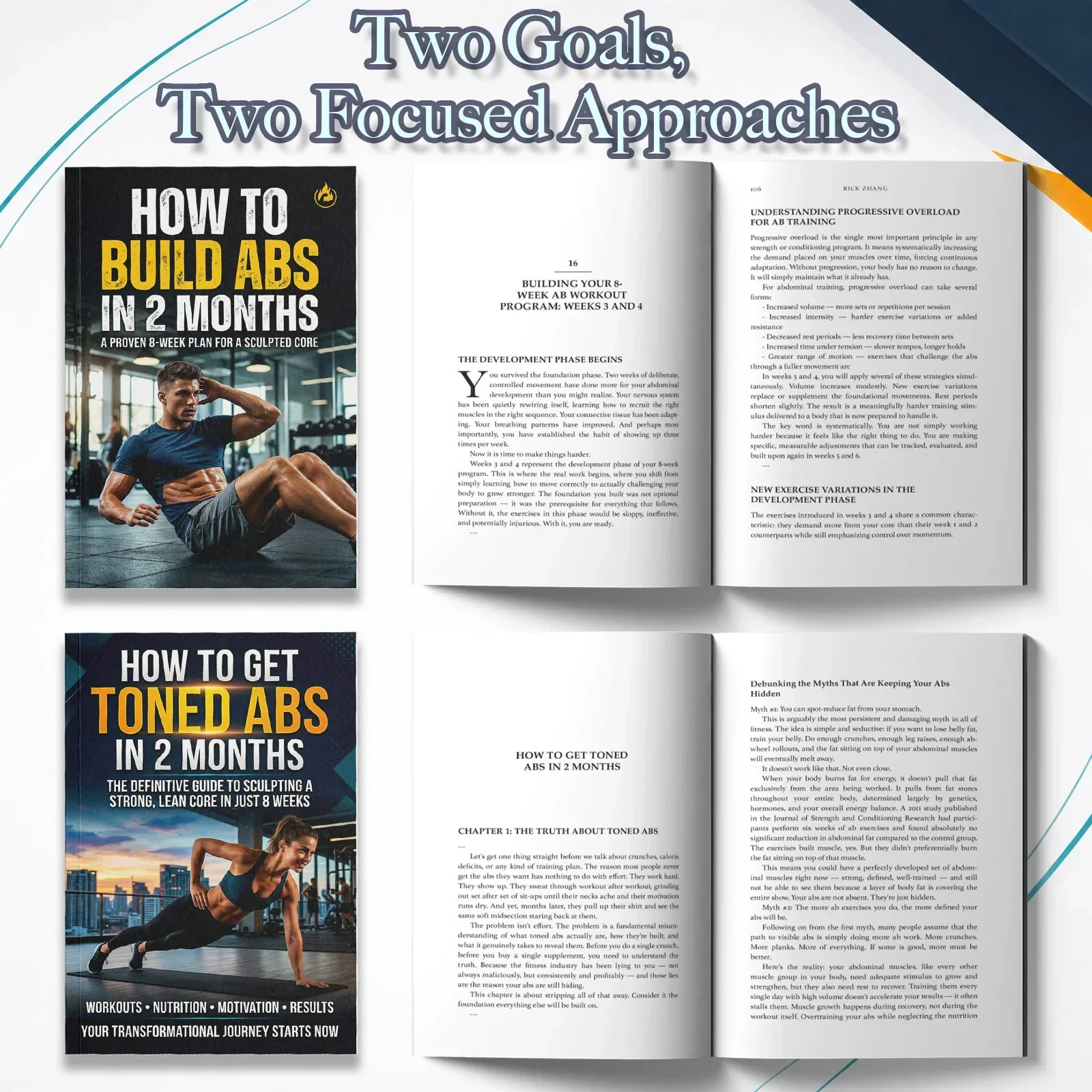 2-boek buikspiertraininghandle - Nutrition Fitness Books recensie en prijs