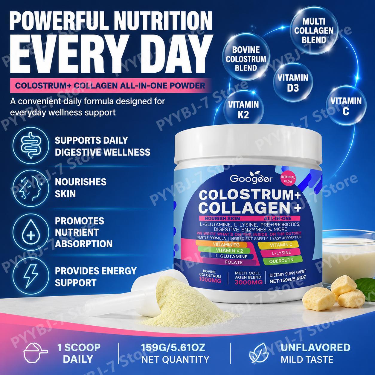 Colostrum Collageenpoeder voor - Digestive Enzyme Blend recensie en prijs