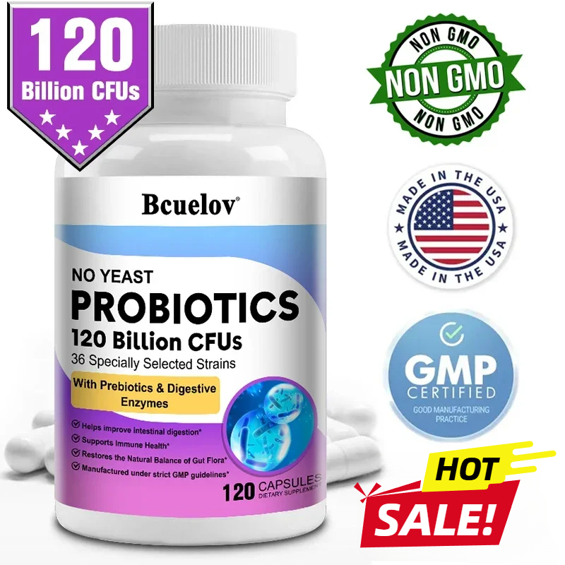 Probiotica 120 miljard CFU 36  - Digestive Enzyme Blend recensie en prijs