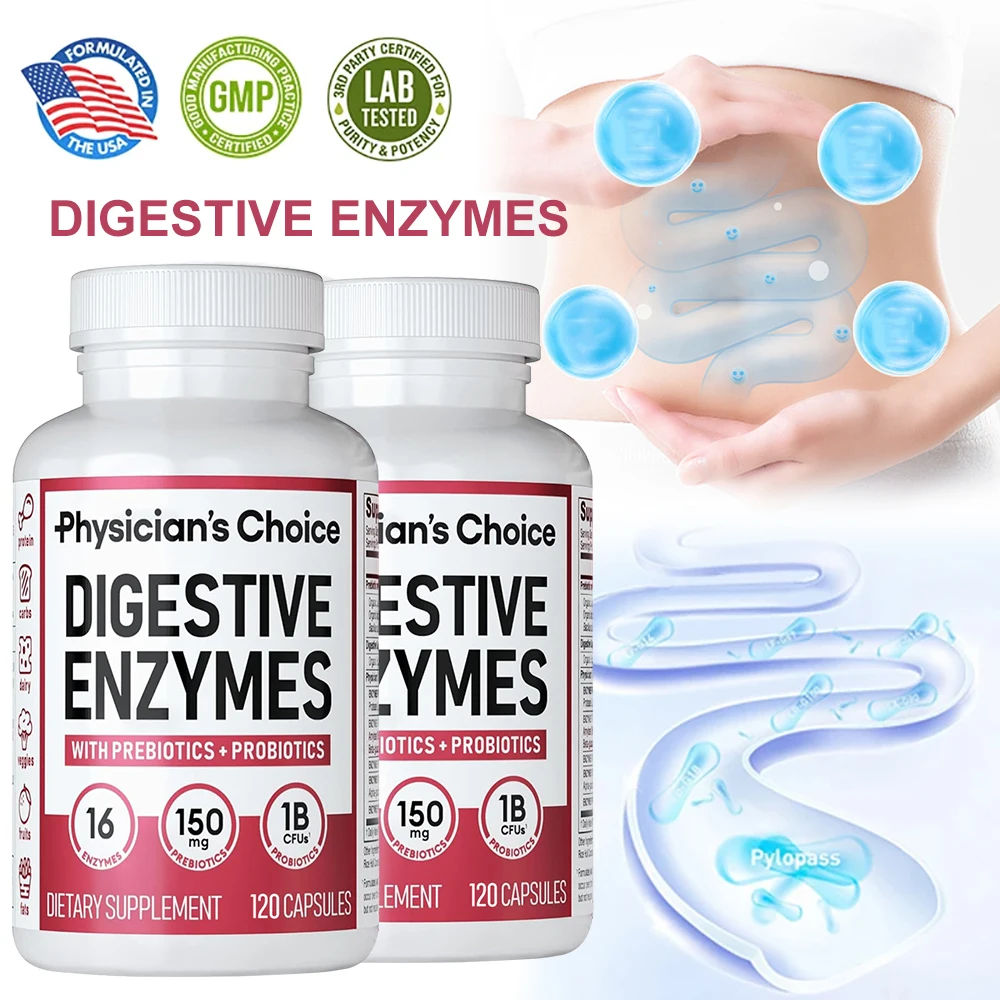 Spijsverteringsenzymsupplement - Digestive Enzyme Blend recensie en prijs